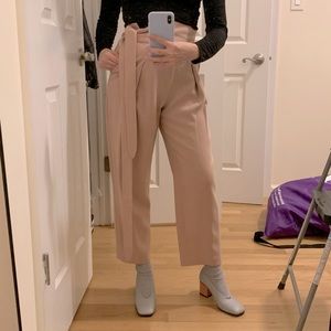 Wilfred wrap pants in dusty pink